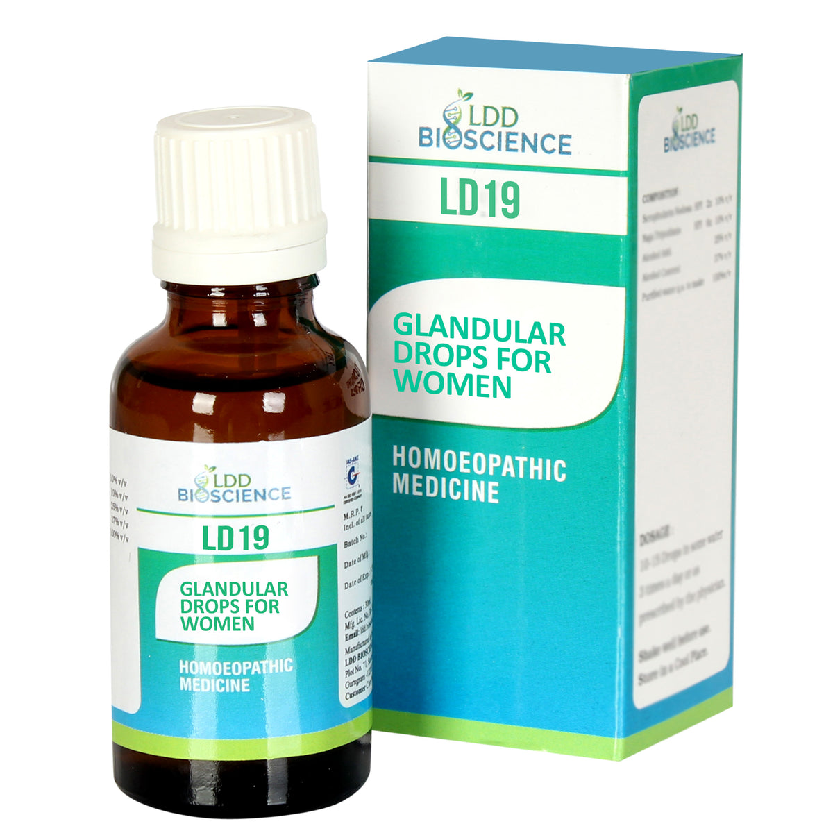 LDD Bioscience Ld - 19 Glandular Drops Women