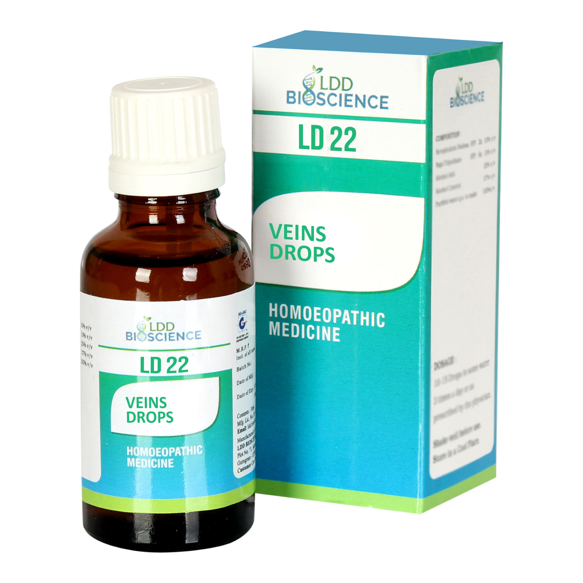 LDD Bioscience Ld - 22 Veins Drops