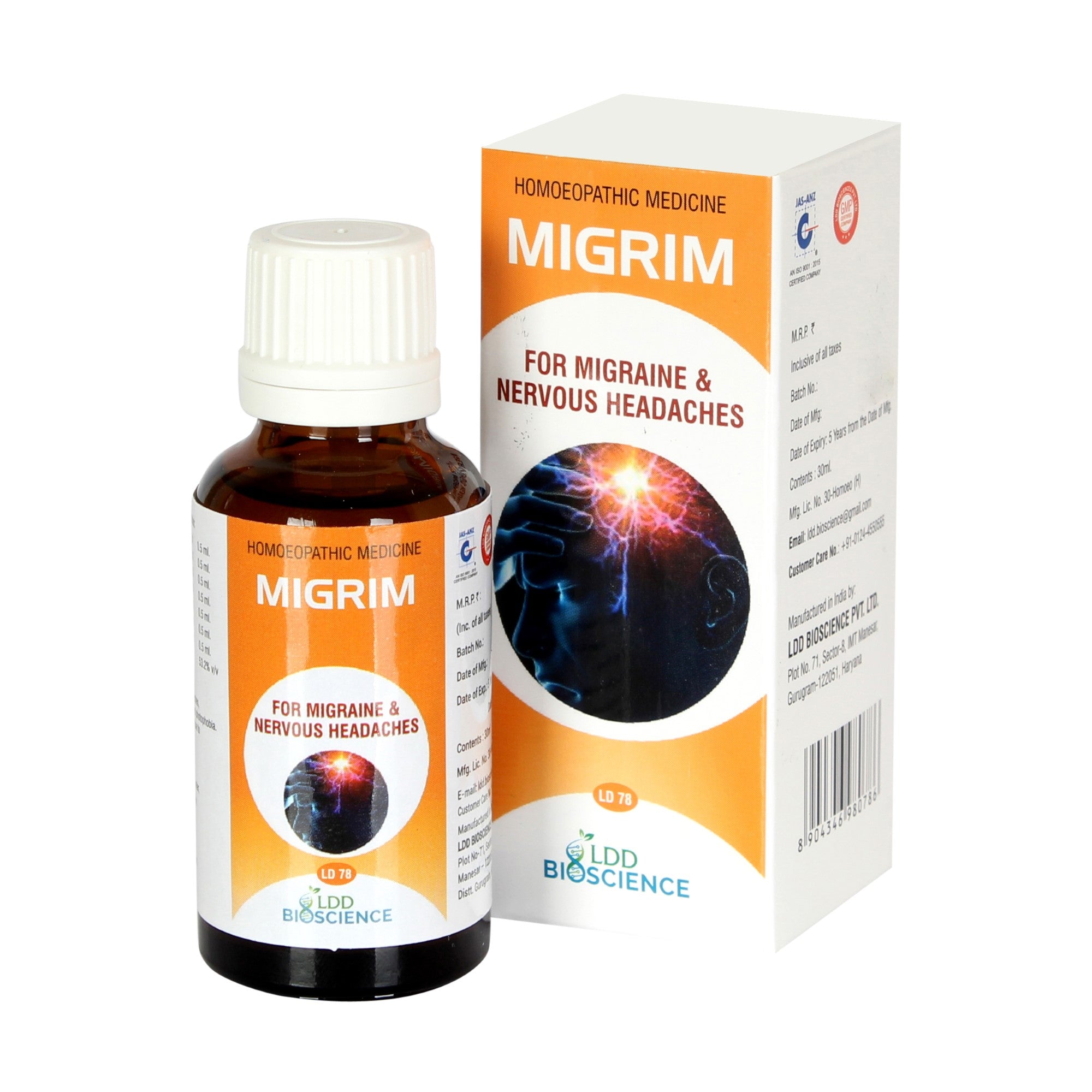 LDD Bioscience Migrim Drops