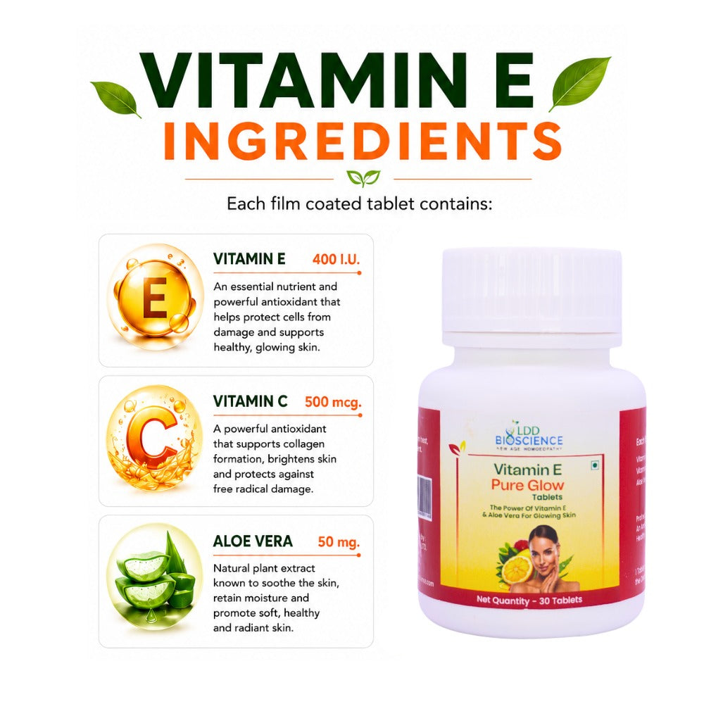 LDD Bioscience Vitamin E Pure Glow Tablet