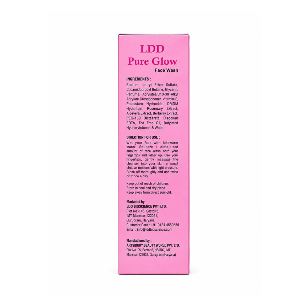 LDD Bioscience Pure Glow Face Wash